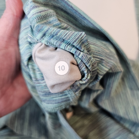 Lululemon Wunder Under High-Rise Pant Women's Size 10 Teal 7/8 Gym Athletic - Picture 8 of 9